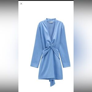 Zara mini dress with knot